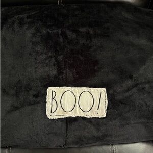 Rae Dunn Boo! Halloween Throw Blanket
